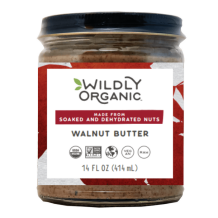 Nut Butter | Organic | Raw | Soaked & Dried | Walnuts | 14 oz jar