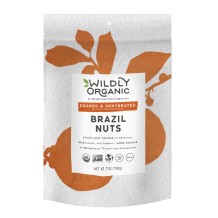 Nuts, Raw, Soaked & Dried, Certified Organic, Brazil Nuts, 1 lb.