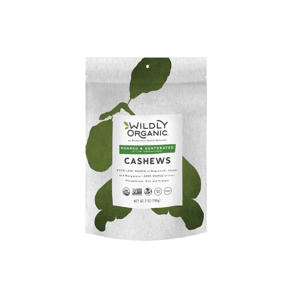 Nuts | Raw | Soaked & Dried | Certified Organic | Cashews | 25 lb. Case