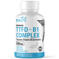 TTFD Thiamine B1 Supplement  – 100mg - 60ct