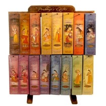 Prabhuji Wholesale Opening Bundle - Incense - Display Rack with 16 Fragrance Variety - Harmony and Meditation lines - 208 Packs