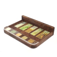 Prabhuji Display Rack - Saucha Natural Soap - Display Rack with 5-Products Variety - 25 Packs