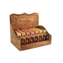Prabhuji Display Rack - Attar Oil - Display Rack with Complete Line 0.1 oz (3 ml) - 35 Bottles