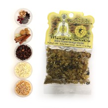 Prabhuji Resin Incense Solar Plexus Chakra Manipura - Self-confidence and Transformation - 1.2oz bag