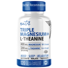 Triple Magnesium with L-Theanine 400/200 mg 120ct