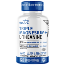 Triple Magnesium with L-Theanine 400/200 mg 120ct