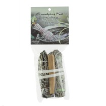 Prabhuji Kit - Smudging Kit Palo Santo - Sage - Yerba Santa - with Purification Instructions