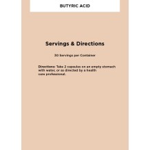 Butyric Acid Supplement - 60 Caps