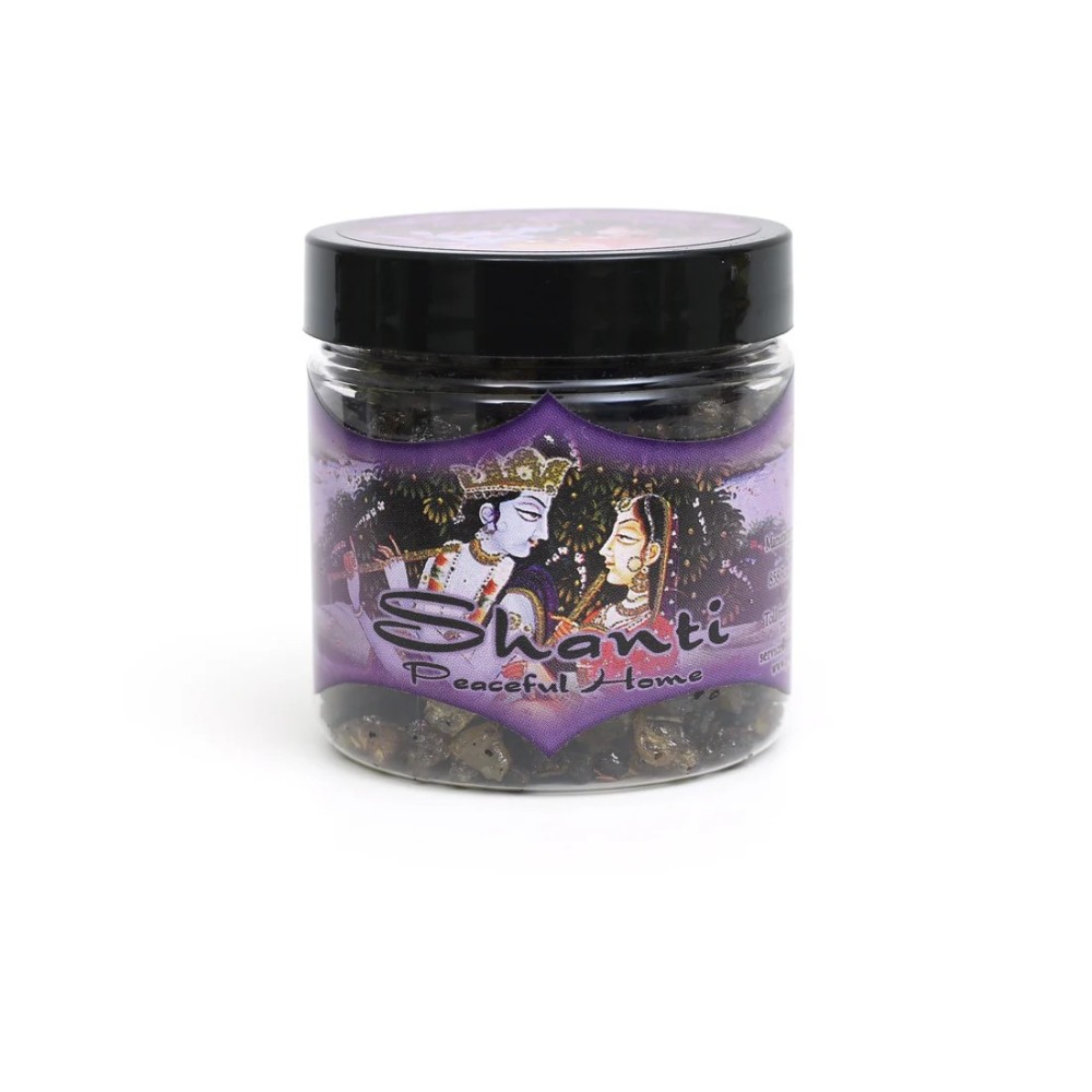 Prabhuji Resin Incense Shanti - Peaceful Home - 2.4oz jar Prabhuji Resin Incense Shanti - Peaceful Home - 2.4oz jar