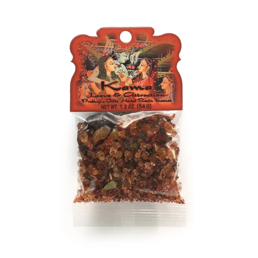 Prabhuji Resin Incense Kama - Love and Attraction - 1.2oz bag Prabhuji Resin Incense Kama - Love and Attraction - 1.2oz bag
