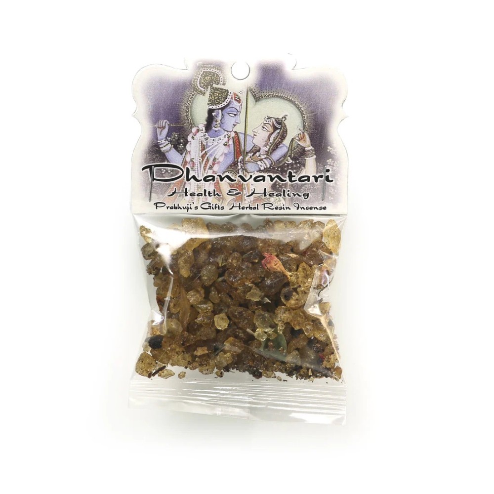 Prabhuji Resin Incense Dhanvantari - Health and Healing - 1.2oz bag Prabhuji Resin Incense Dhanvantari - Health and Healing - 1.2oz bag