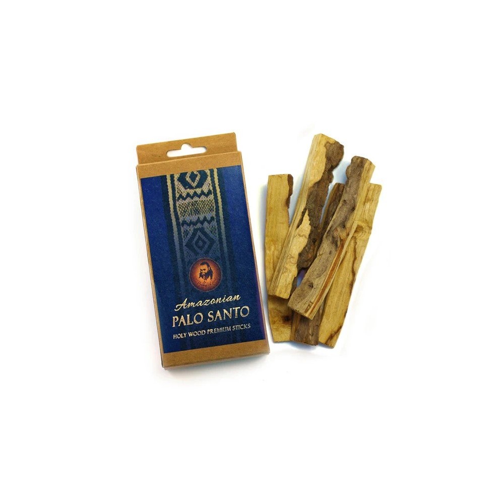 Prabhuji Palo Santo Raw Incense Wood - Premium Amazonian - 5 Sticks Prabhuji Palo Santo Raw Incense Wood - Premium Amazonian - 5 Sticks