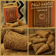 Palo Santo and Cinnamon Incense Cones - Protection and Prosperity - 6 Cones - Wholesale and Retail by Prabhuji's Gifts