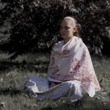 Yoga Meditation Shawl - Ganesh - White - Wholesale and Retail by Prabhuji's Gifts