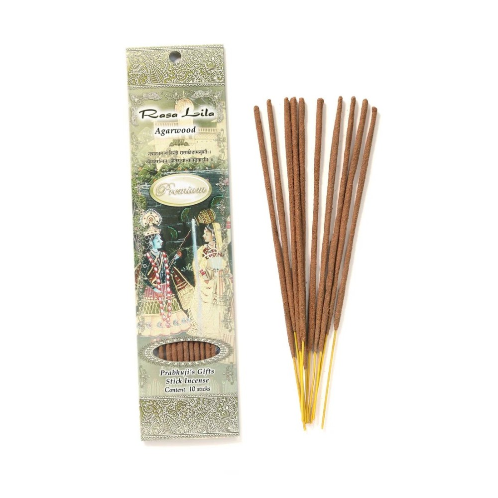 Prabhuji Incense Sticks Rasa Lila - Premium Incense - Agarwood