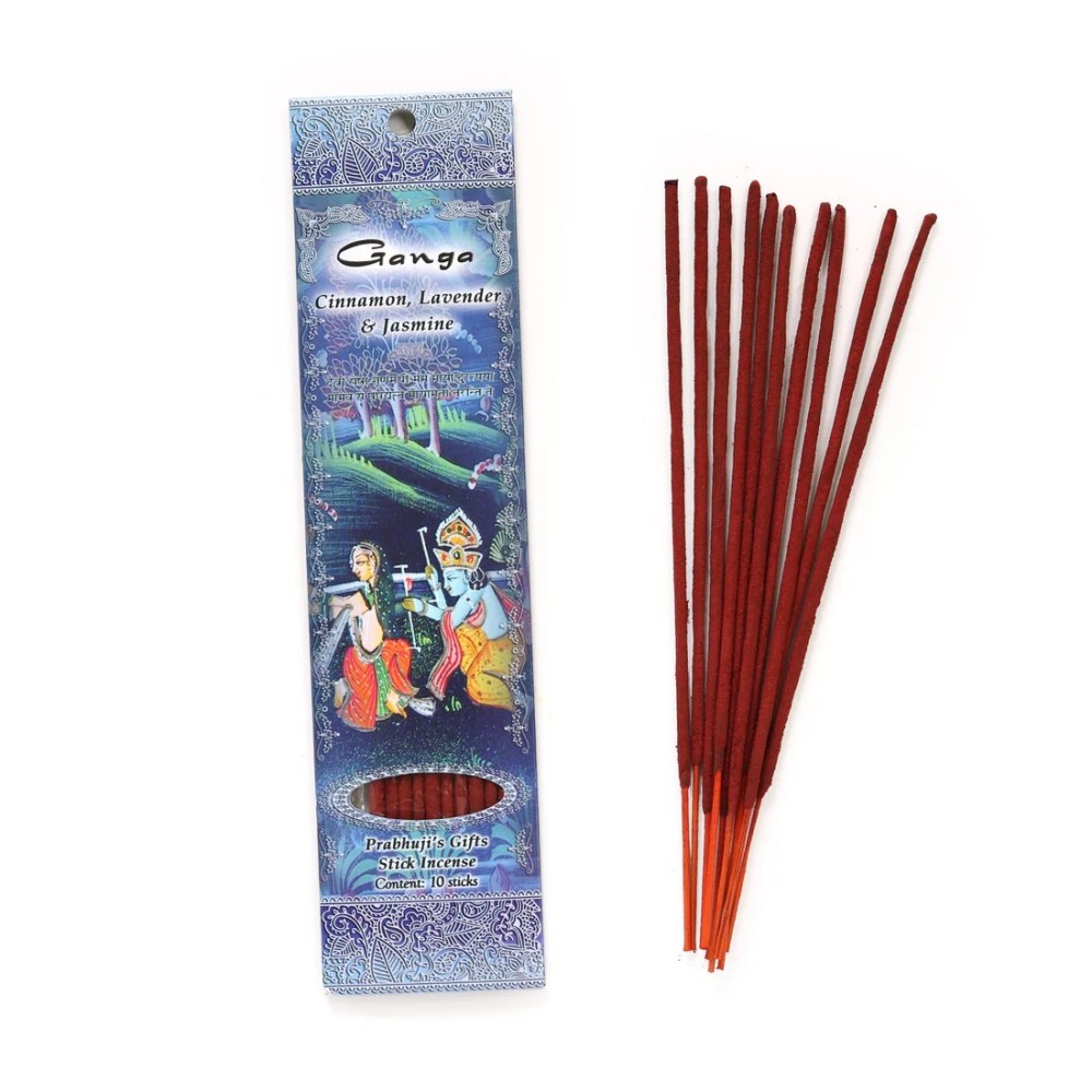 Prabhuji Incense Sticks Ganga - Cinnamon, Lavender, and Jasmine