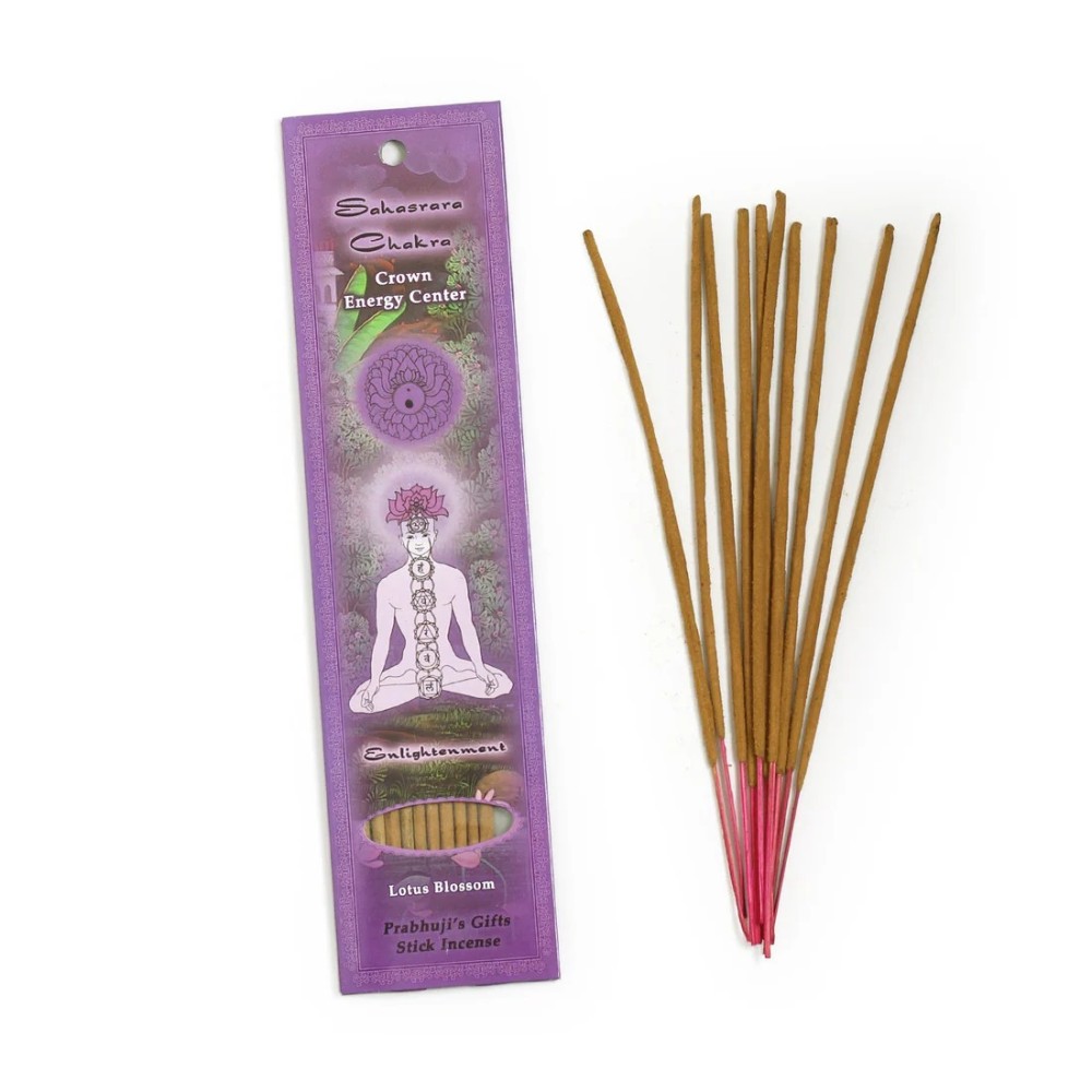 Prabhuji Incense Sticks Crown Chakra Sahasrara - Enlightenment