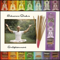 Sahasrara Stick Incense  - Enlightenment  - Wholesale and Retail by Prabhuji's Gifts