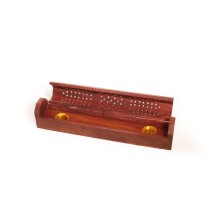 Wooden Incense Burner with Storage - Plenty  - Wholesale and Retail by Prabhuji's Gifts