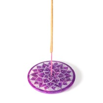 Prabhuji Incense Burner - Soapstone Plate Crown Chakra Sahasrara 3"