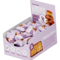 Whims Delights Oat Milk Chocolate Caramel Cookie Bars - Case of 30/singles