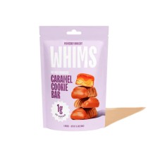 Whims Delights Oat Milk Chocolate Caramel Cookie Bars - Case of 6/5 count