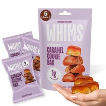 Whims Delights Oat Milk Chocolate Caramel Cookie Bars - Case of 6/5 count