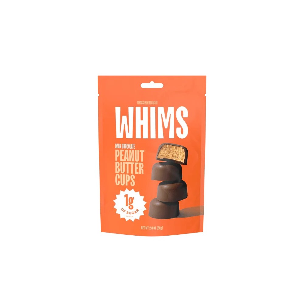 Whims Delights Dark Peanut Butter Cups - Case of 6/5 count Whims Delights Dark Peanut Butter Cups - Case of 6/5 count