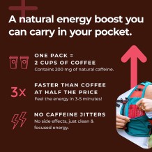 Mocca Shots High Energy Gummies with Caffeine Dark Chocolate Raspberry (12-Pack) - Tree Spirit Wellness