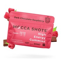 Mocca Shots High Energy Gummies with Caffeine Dark Chocolate Raspberry (12-Pack) - Tree Spirit Wellness