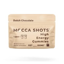 Mocca Shots High Energy Gummies with Caffeine Dutch Chocolate - Tree Spirit Wellness