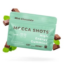 Mocca Shots Mint Chocolate | High Energy Caffeine Gummies