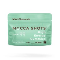 Mocca Shots High Energy Gummies with Caffeine Mint Chocolate - Tree Spirit Wellness