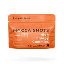 Mocca Shots High Energy Gummies with Caffeine Pumpkin Spice