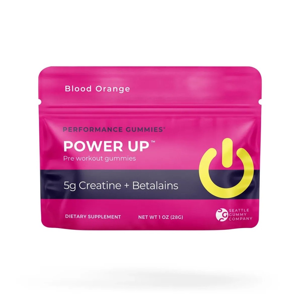 Power Up Blood Orange Pre Workout Gummies Power Up Blood Orange Pre Workout Gummies