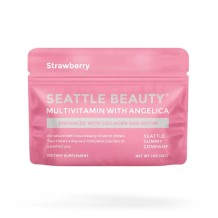 Strawberry  Beauty Multivitamin With Angelica Gummies