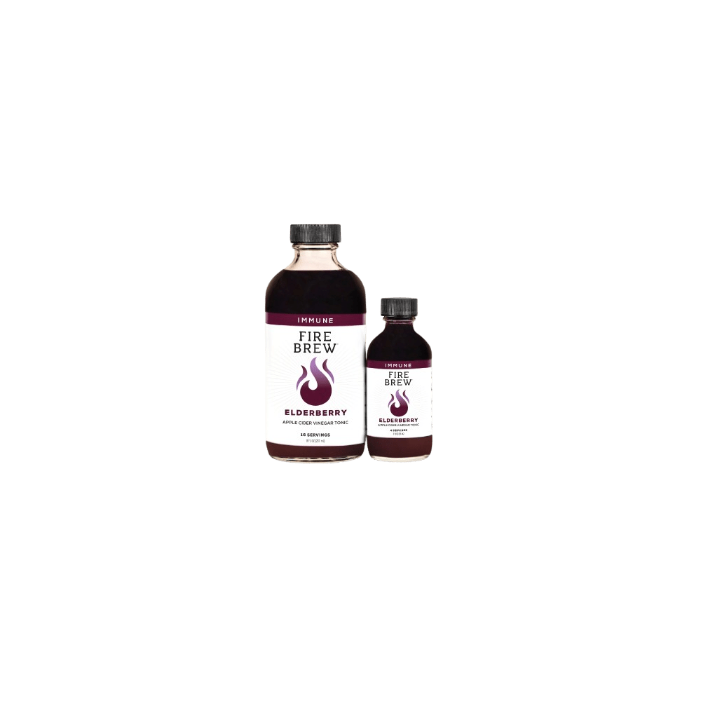 Fire Brew - Restore Elderberry Apple Cider Vinegar (Fire Cider) Tonic Fire Brew - Restore Elderberry Apple Cider Vinegar (Fire Cider) Tonic